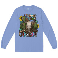 Summer Down Cowboy Long Sleeve Tee | Teevron