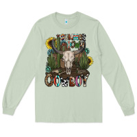 Matcha summer down cowboy Long Sleeve Tee - CowhideDigitalArt