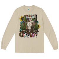 Mushroom summer down cowboy Long Sleeve Tee - CowhideDigitalArt