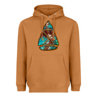 Meerkat turquoise cowhide arrowhead Heavyweight Hoodie - Jasminsmagicworld