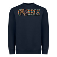 Navy gobble thanksgiving turkey Heavyweight Sweatshirt - Jasminsmagicworld