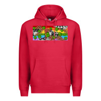 Cardinal Western St. Patrick's Day Shamrock Rainbow Premium Hoodie - Artiststas