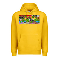 Lemon Western St. Patrick's Day Shamrock Rainbow Premium Hoodie - Artiststas
