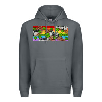 Rock Western St. Patrick's Day Shamrock Rainbow Premium Hoodie - Artiststas
