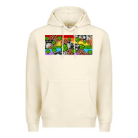 Sandshell Western St. Patrick's Day Shamrock Rainbow Premium Hoodie - Artiststas