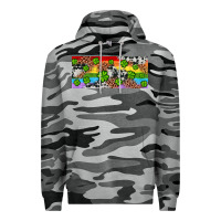 Slate Camo Western St. Patrick's Day Shamrock Rainbow Premium Hoodie - Artiststas