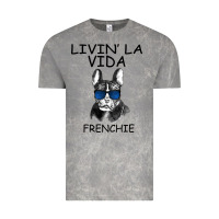 Cloud Rock Livin' la vida Frenchie Vintage Tee - Bettercallsaul