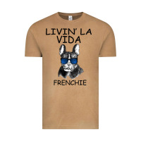 Livin' La Vida Frenchie Vintage Tee | Teevron