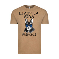 Vintage Coffee Livin' la vida Frenchie Vintage Tee - Bettercallsaul
