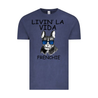 Vintage Denim Livin' la vida Frenchie Vintage Tee - Bettercallsaul