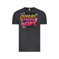 Vintage Black Being an Assistant Principal is Heart Work Vintage Tee - CowhideDigitalArt