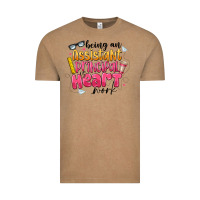 Vintage Coffee Being an Assistant Principal is Heart Work Vintage Tee - CowhideDigitalArt