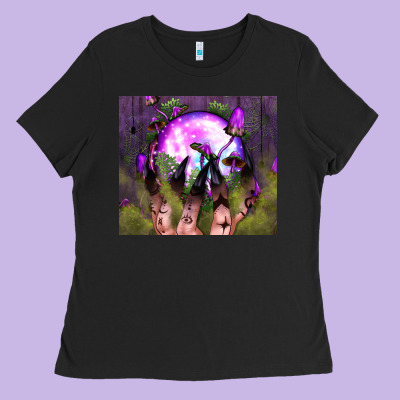 Witch Hand Tumbler Ladies Tee Designed By Bundleandbundleshop
