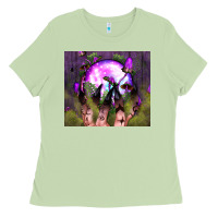 Matcha witch hand tumbler Ladies Tee - BundleAndBundleShop