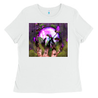 White witch hand tumbler Ladies Tee - BundleAndBundleShop