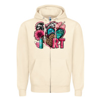 Sandshell rt respiratory therapist hearts Zipper Hoodie - Jasminsmagicworld