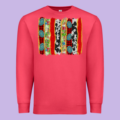 Christmas Brushstroke Premium Sweatshirt Designed By Jasminsmagicworld