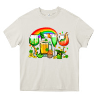 Cream wine glasses st. patricks Heavy Core Tee - OliviaCreatesArt