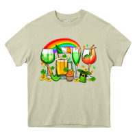Mossy wine glasses st. patricks Heavy Core Tee - OliviaCreatesArt