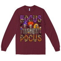 Burgundy hocus pocus Long Sleeve Tee - CowhideDigitalArt