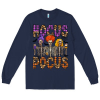 Navy hocus pocus Long Sleeve Tee - CowhideDigitalArt