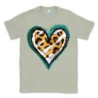 Matcha Glitter Leopard Heart Classic Tee - Jasminsmagicworld