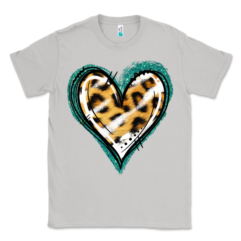 Glitter Leopard Heart Classic Tee by Jasminsmagicworld | Teevron