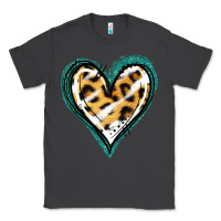 Smoke Glitter Leopard Heart Classic Tee - Jasminsmagicworld