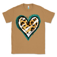 Toasted Coconut Glitter Leopard Heart Classic Tee - Jasminsmagicworld