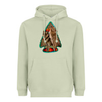 Matcha howling wolves arrowhead Heavyweight Hoodie - Jasminsmagicworld