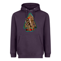 Plum howling wolves arrowhead Heavyweight Hoodie - Jasminsmagicworld