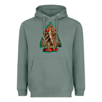 Sage howling wolves arrowhead Heavyweight Hoodie - Jasminsmagicworld