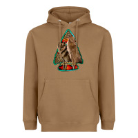 Toasted Coconut howling wolves arrowhead Heavyweight Hoodie - Jasminsmagicworld
