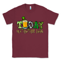 Burgundy Today we are all Irish Classic Tee - OliviaCreatesArt