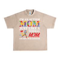 French Oak LIL Autism Mom Urban Heavy Tee - CowhideDigitalArt