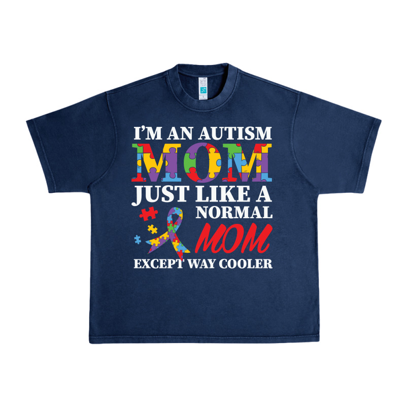 Lil Autism Mom Urban Heavy Tee by CowhideDigitalArt | Teevron
