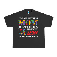 Pigment Black LIL Autism Mom Urban Heavy Tee - CowhideDigitalArt