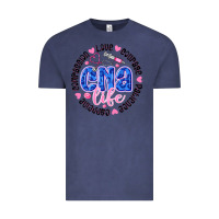 Vintage Denim CNA Life Vintage Tee - CowhideDigitalArt