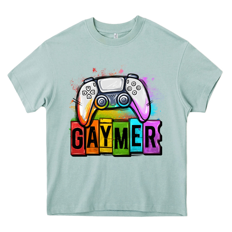 Gaymer Lgbtq Gaming Heavy Core Tee by OliviaCreatesArt | Teevron