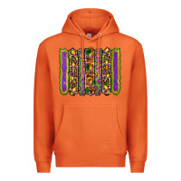 Carrot mardi gras fleur de lis mask leopard glitter  brushstrokes Premium Hoodie - Artiststas