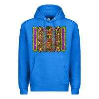 True Royal mardi gras fleur de lis mask leopard glitter  brushstrokes Premium Hoodie - Artiststas