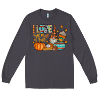 Smoke i love fall most of fall Long Sleeve Tee - CowhideDigitalArt