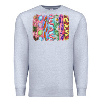 Heather Grey Easter Brushstrokes Premium Sweatshirt - RanaPortraitStore