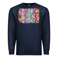 Navy Easter Brushstrokes Premium Sweatshirt - RanaPortraitStore