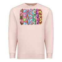 Pale Pink Easter Brushstrokes Premium Sweatshirt - RanaPortraitStore