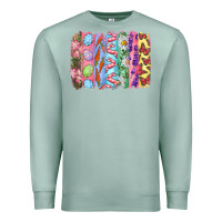 Seafoam Easter Brushstrokes Premium Sweatshirt - RanaPortraitStore
