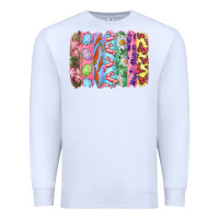 White Easter Brushstrokes Premium Sweatshirt - RanaPortraitStore