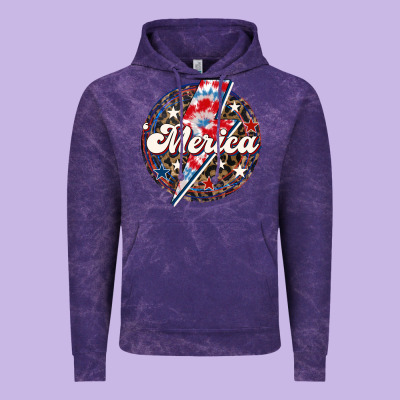 Western Merica Patriotic Vintage Hoodie Designed By Lillyallendesigns