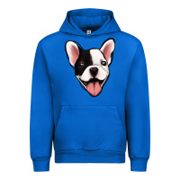 Cobalt French Bulldog Urban Hoodie - Jasminsmagicworld