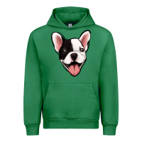 Emerald French Bulldog Urban Hoodie - Jasminsmagicworld